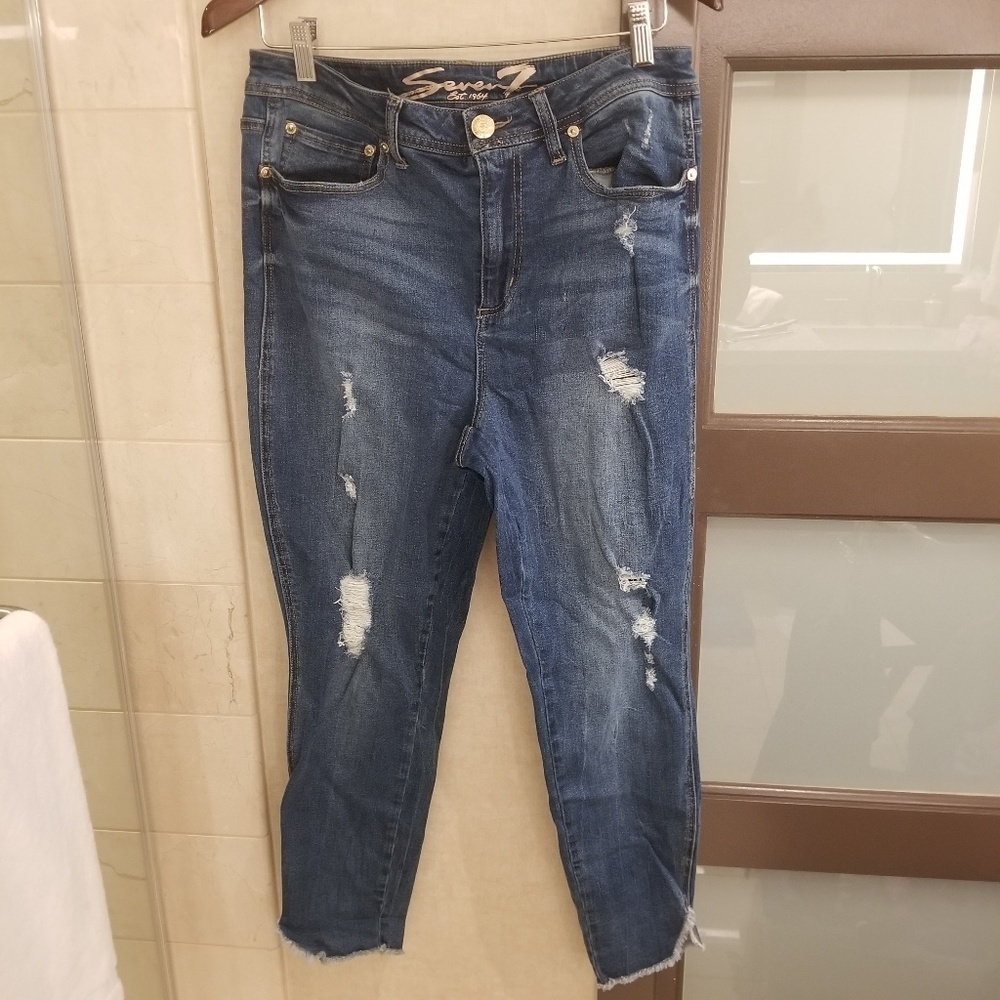 Seven7 highrise skinny ankle leggings jeans